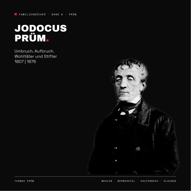 Umschlag des Buches &bdquo;Jodocus Pr&uuml;m &ndash; Umbruch. Aufbruch.&ldquo;