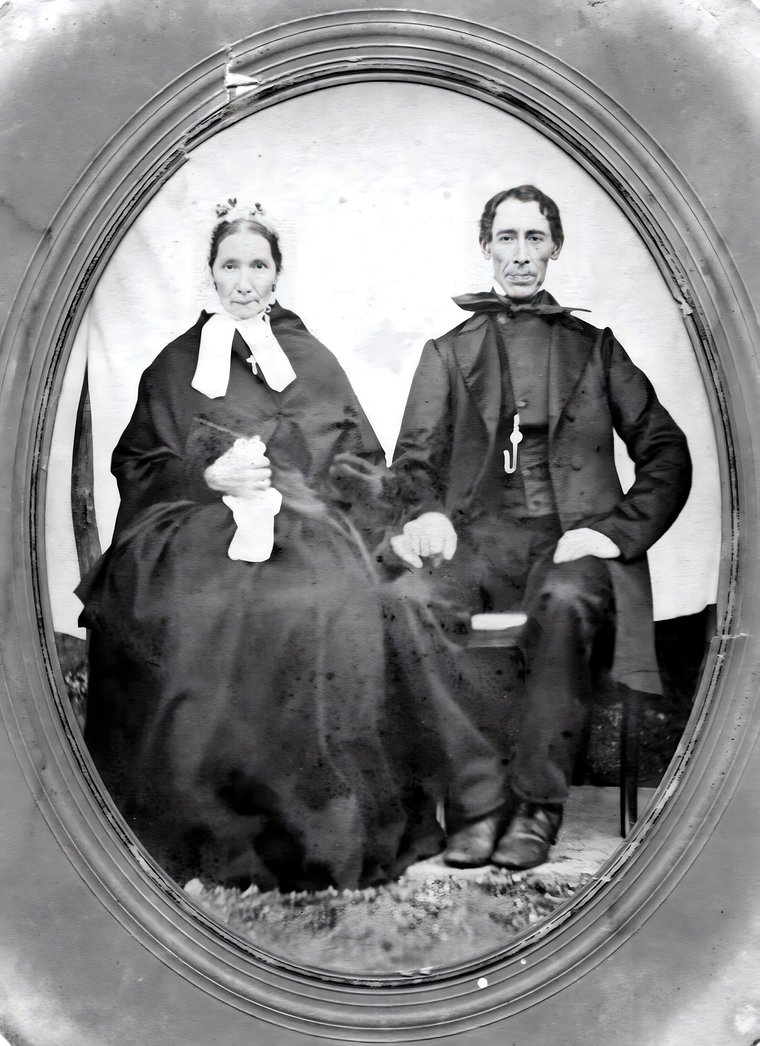 Sebastian Alois Pr&uuml;m mit seiner Ehefrau